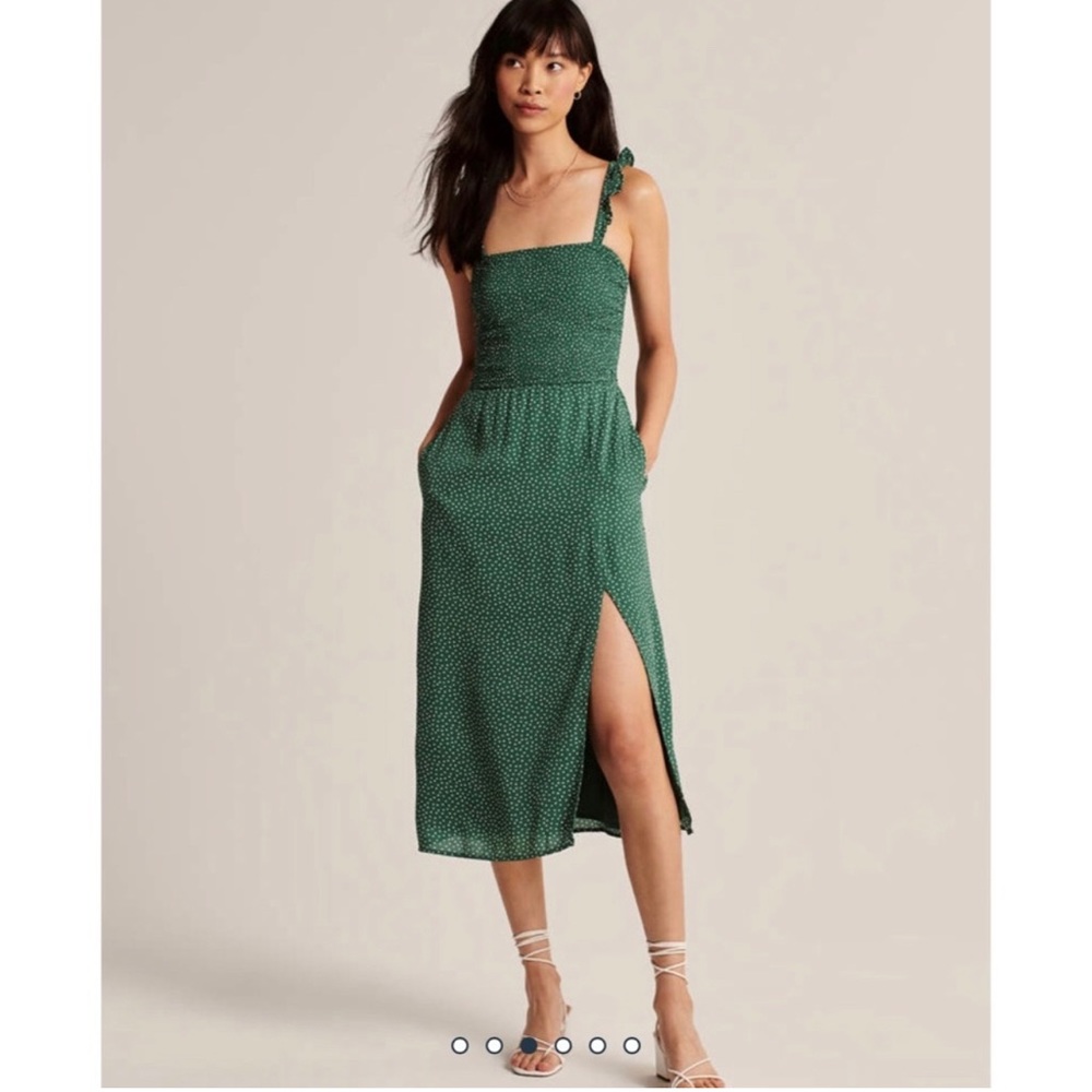 Abercrombie Smocked Midi Dress